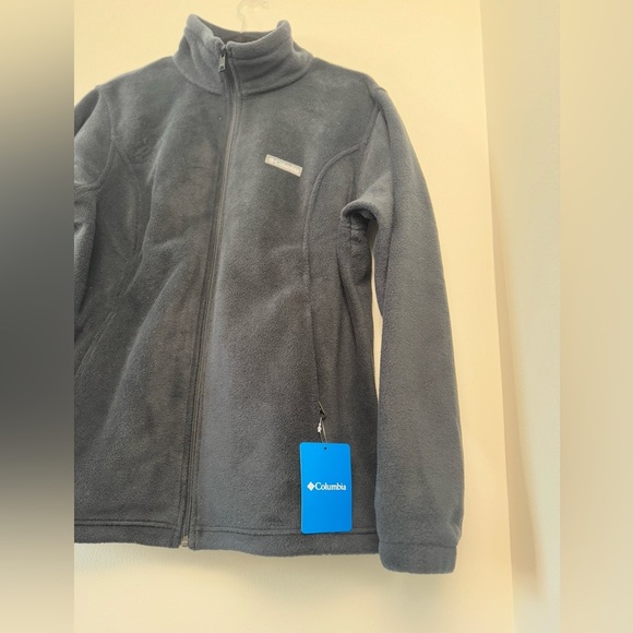 COLUMBIA Fleece Black Jacket (new with tag) - Picture 3 of 8